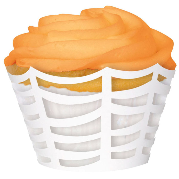 Cupcake Deko SET Spinnennetz 12 Stück