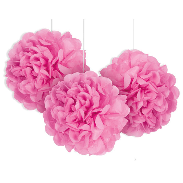 Wabenball Fluffy 23cm/3St. Magenta