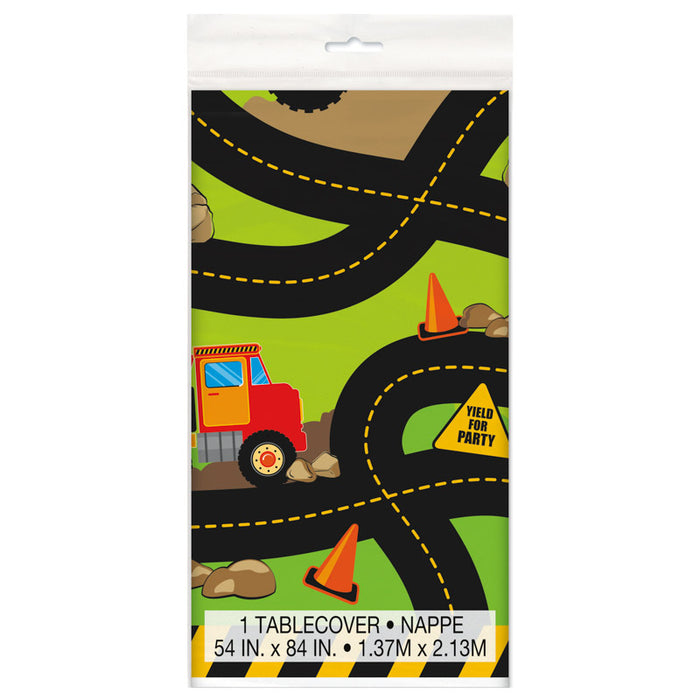 Tischdecke PVC Baustelle 137x213cm