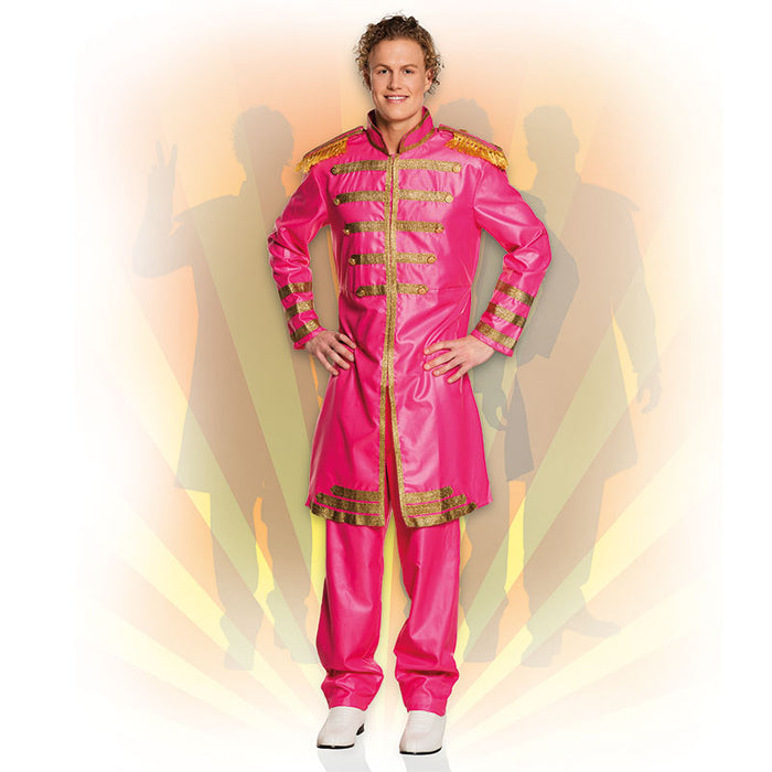 Kostüm Pop Sergeant Pink Gr.50/52