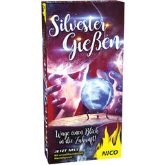 Bleigiessen Wachs 6 Hohlfiguren