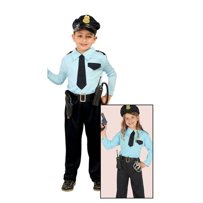 Kostüm Kid Polizist, 5-6 Jahre
