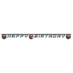 Buchstabengirlande Happy Birthday Ultimate Spiderman