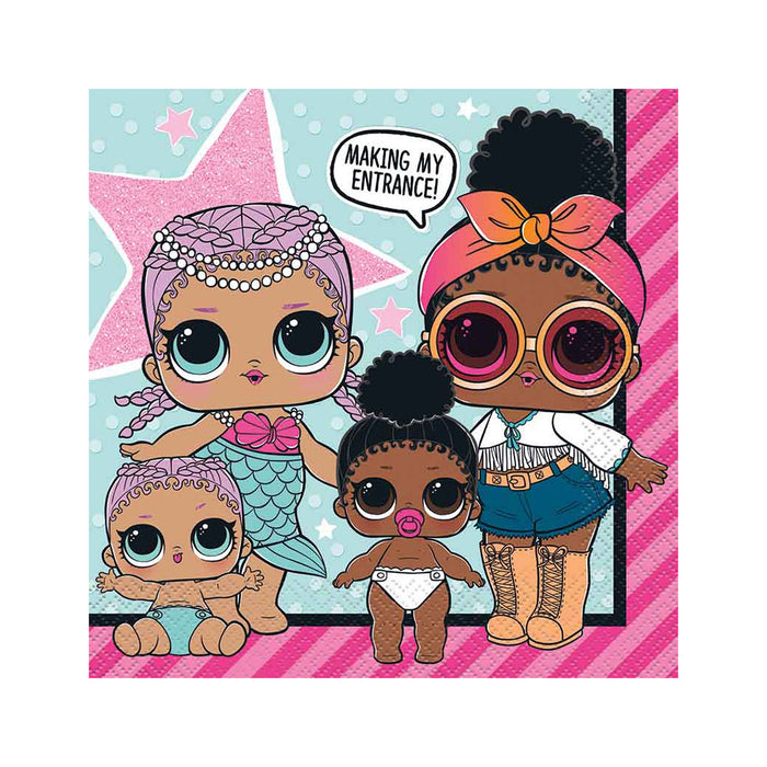 Servietten LOL Surprise! 16Stk./33x33cm