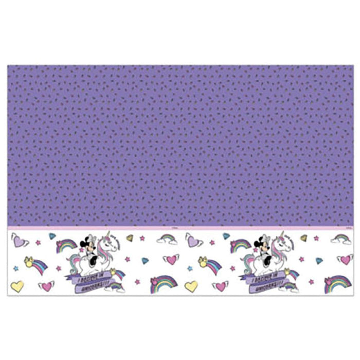 Tischdecke PVC Minnie Einhorn 120x180cm