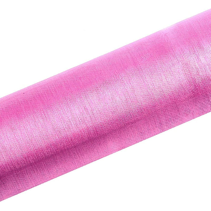 Dekostoff Organza 16cmx9m Magenta