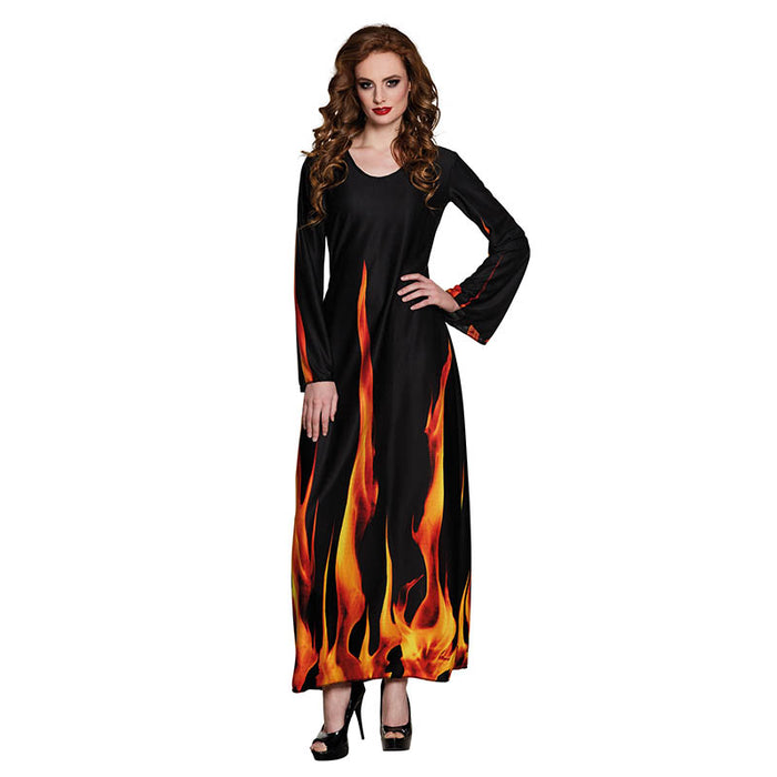 Kostüm Lady Feuer & Flamme Kleid Gr.44/46