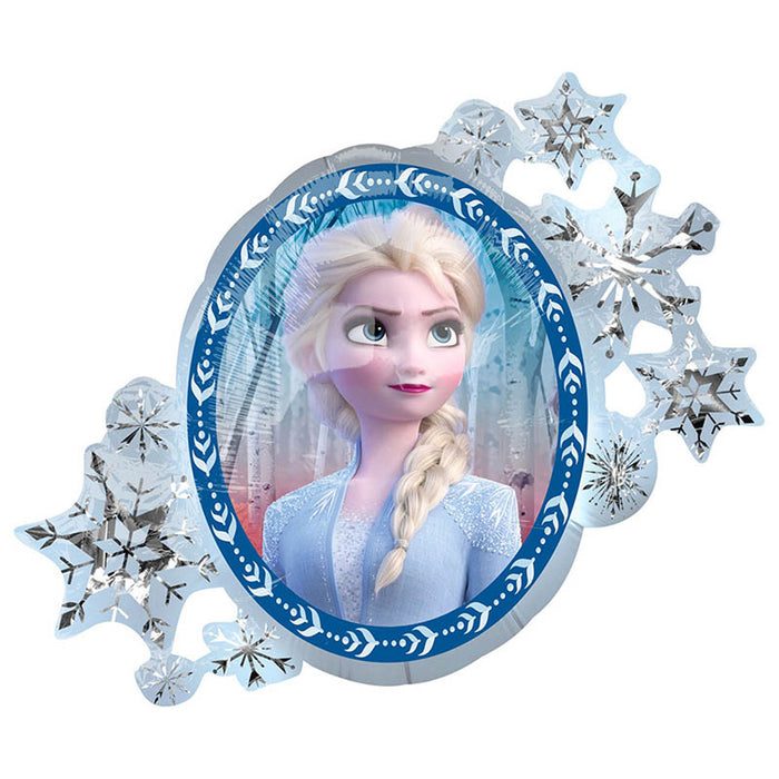 Shape Folienballon "Frozen II Anna & Elsa" | 76 x 66 cm