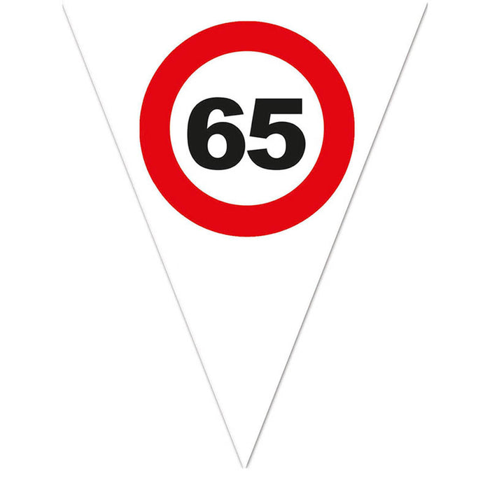 Wimpelkette PE Verkehrsschild #65 | ca. 5 m