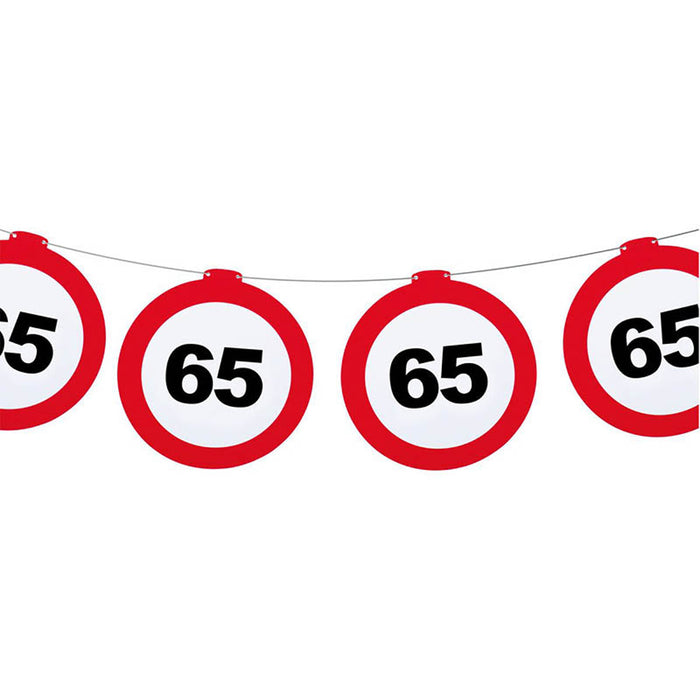 Girlande Verkehrsschild #65 | ca. 12 m
