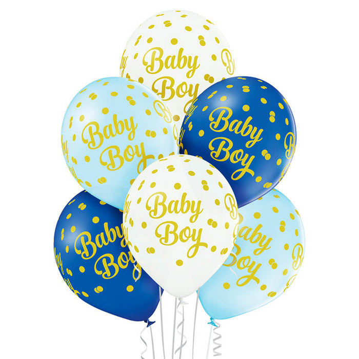 Luftballon Ø30cm "Baby Boy"| 6 Stk.