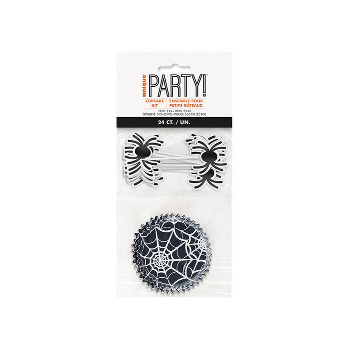 Cupcake Kit Spinnen 24er