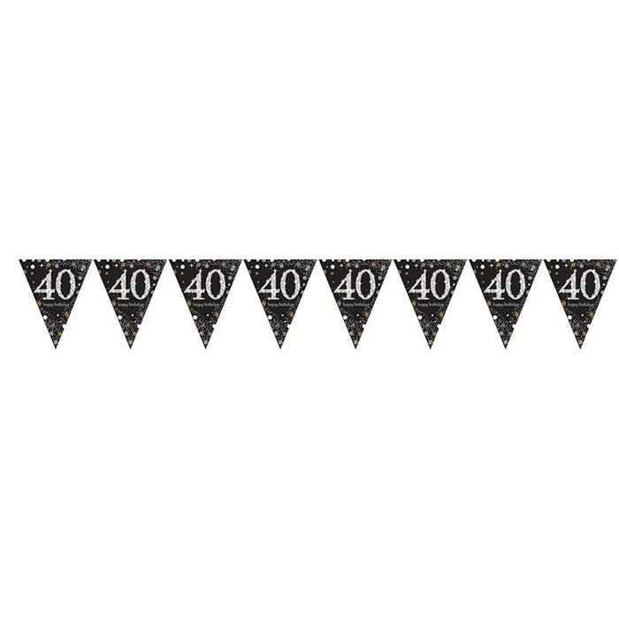 Wimpelkette PVC Sparkling #40 ca.4m