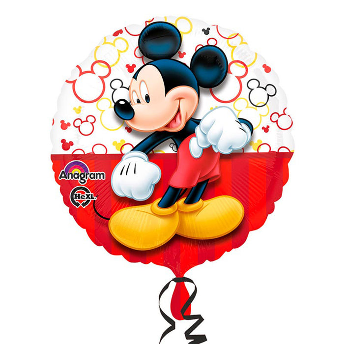 ABC18 Folienballon "Mickey Posing" | Ø 45 cm