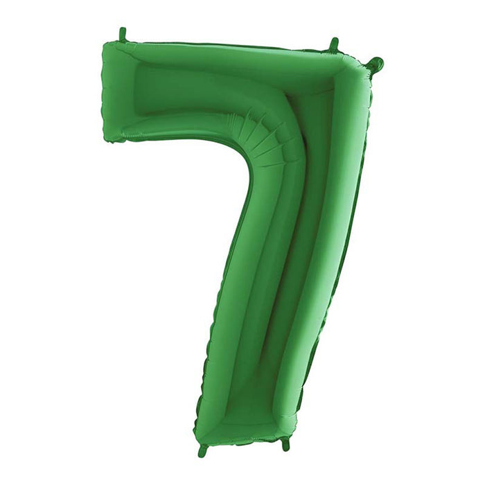 Riesenzahl Folienballon 40"/102cm | Grün #7