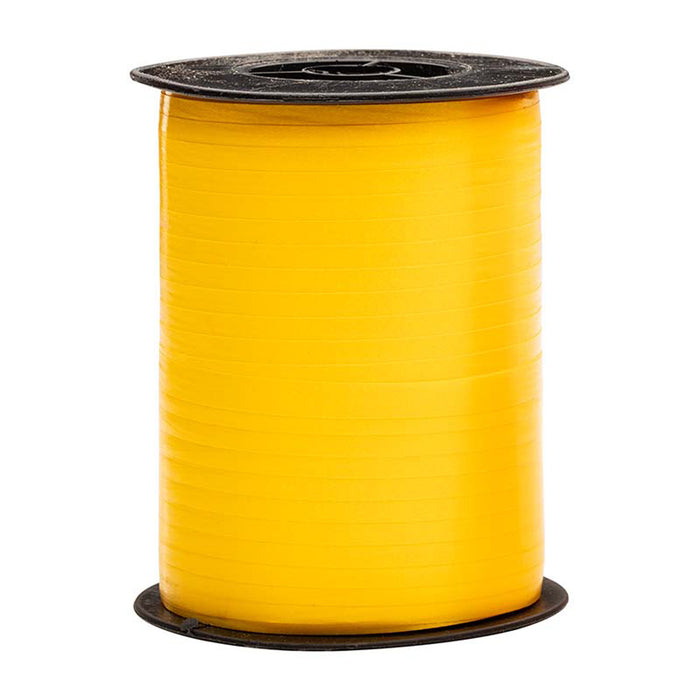 Geschenkband Polyband 7mm/333m FM (Spule aus Regranulat) Gelb