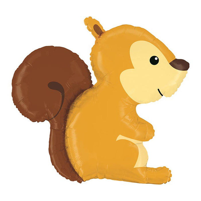 Shape Folienballon "Woodland Eichhörnchen" | 91 cm