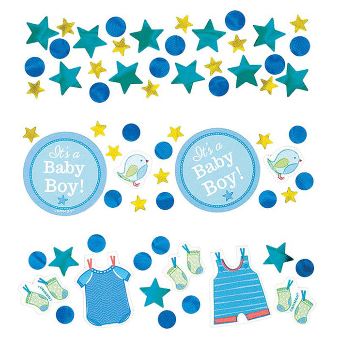 Konfetti Metall 34g Baby Boy Blau