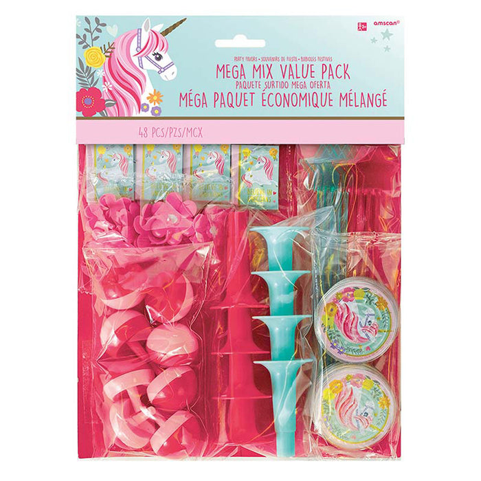 Favour Magical Unicorn Einhorn 48-teilig