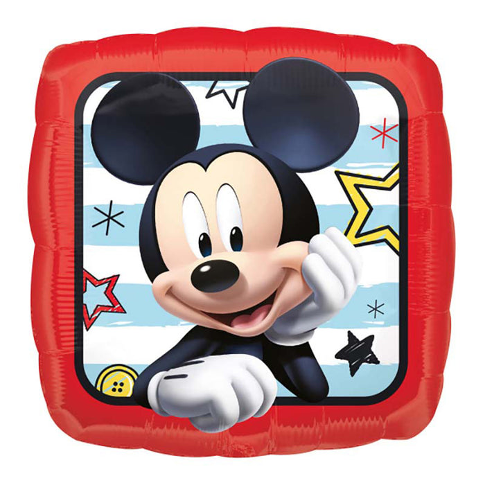 ABC18 Eckig Folienballon Ø 43 cm "Mickey Maus" S60