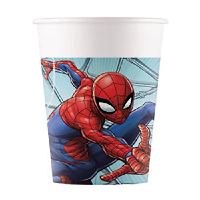 Pappbecher Spiderman 200ml/8Stk.FSC