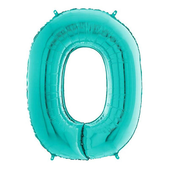 Riesenzahl Folienballon 26"/66cm | Tiffany #0