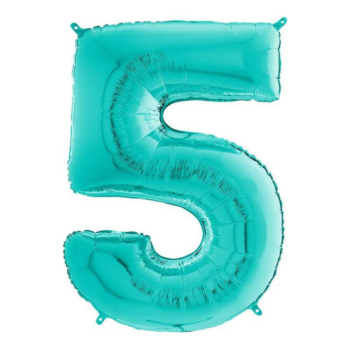 Riesenzahl Folienballon 26"/66cm | Tiffany #5