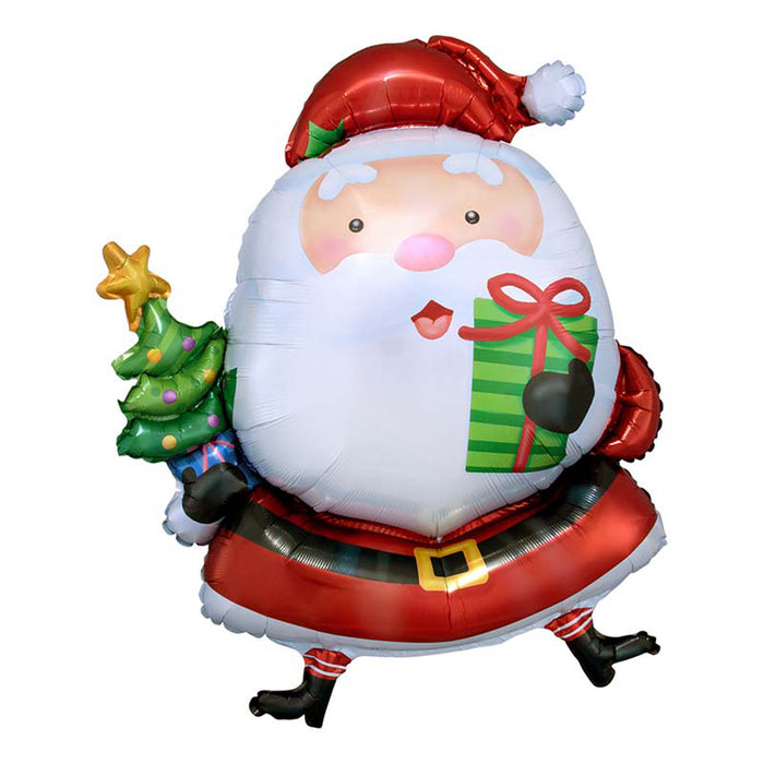 SuperShape Folienballon "Weihnachtsmann Baum" |