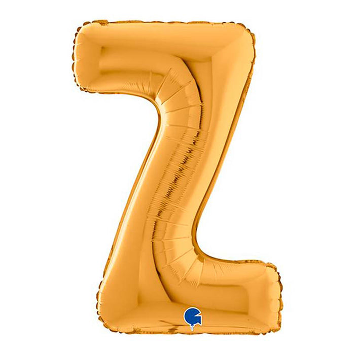 Riesenbuchstabe Folienballon 26"/66cm | Gold #Z
