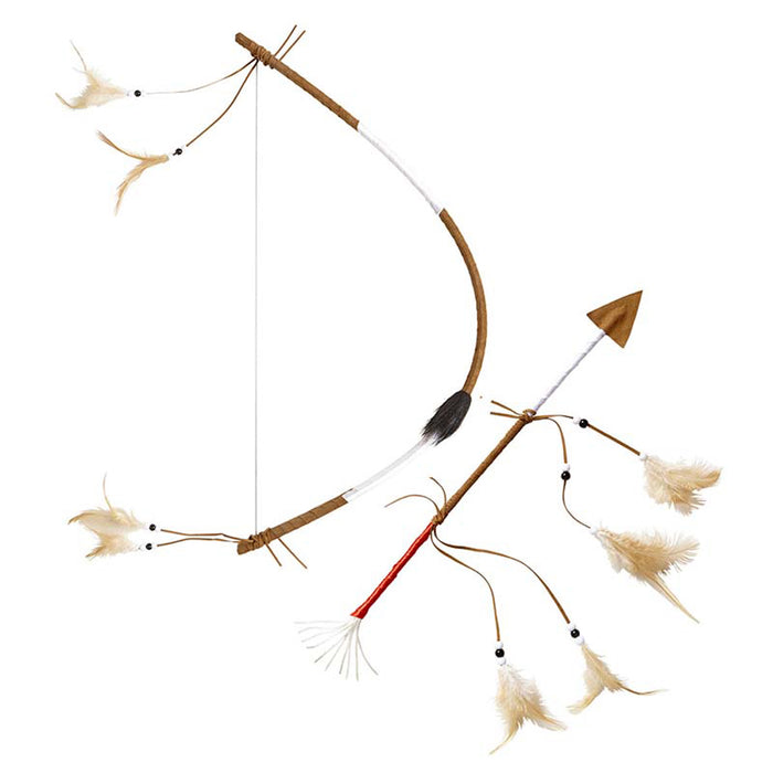 Waffe Bogen und Pfeile 60 cm