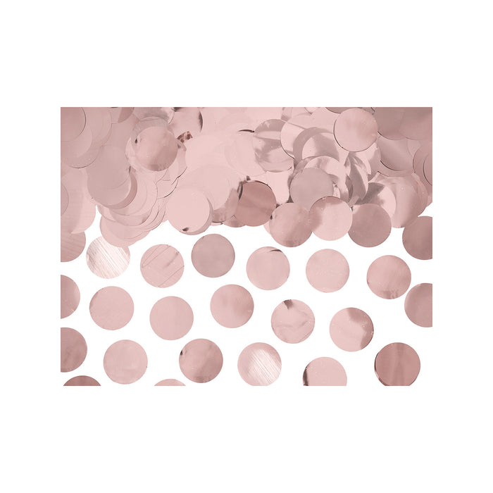Konfetti Kreise Rosegold 15g