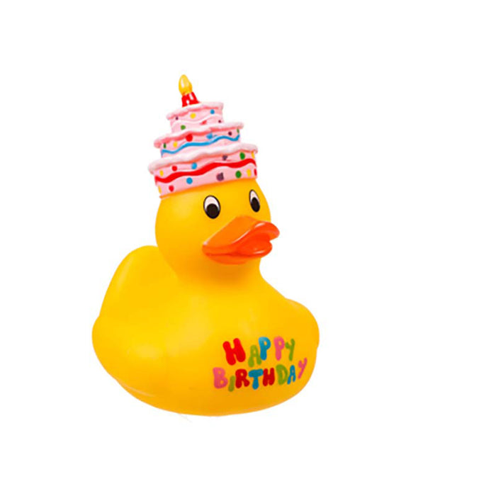 Quietscheenten Gelb Happy Birthday ca. 10 cm