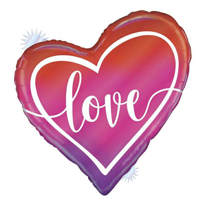 Shape Folienballon "Herz Love" | 89 cm