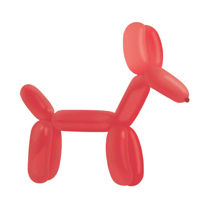 Modelling Ballons E260, Rot, 114 cm, 100 Stück