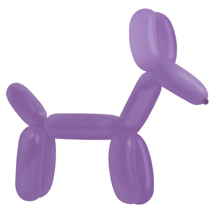Modelling Ballons E260, Lila, 114 cm, 100 Stück
