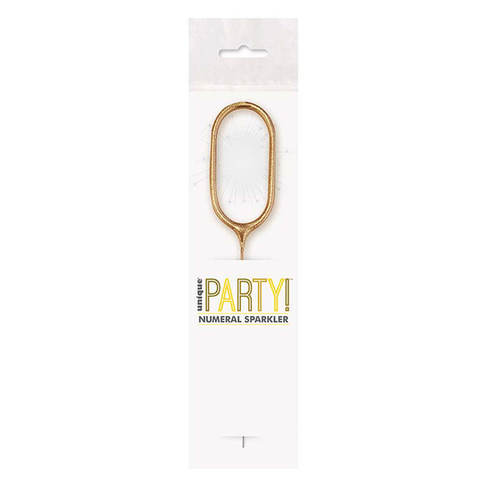 Wunderkerze ca. 18 cm gold #0