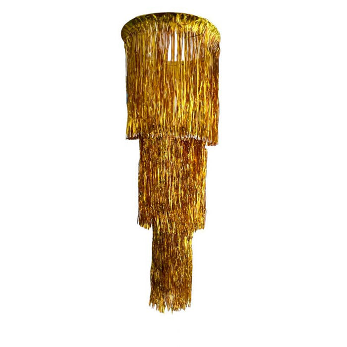 Deckenhänger 3-stufig Gold 40x115cm