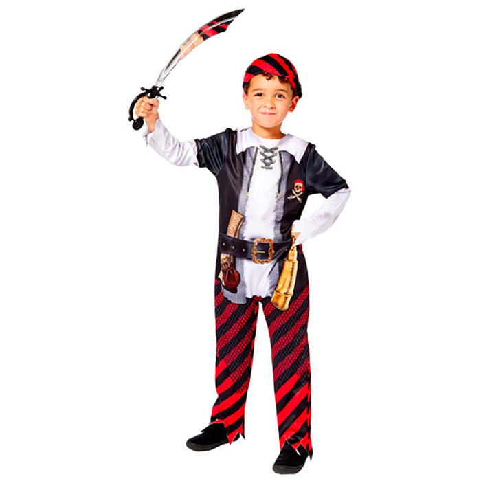 Kostüm Kid Pirat Gr. 6-8 Jahre