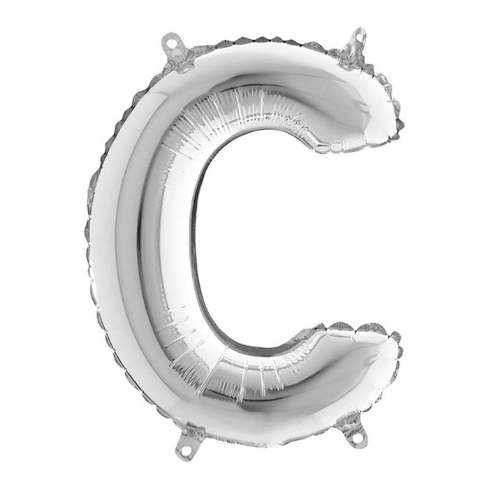ABC14 Buchstabe C silber 36 cm