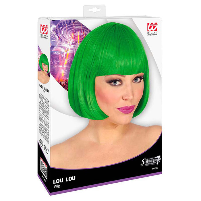 Perücke "Lou Lou" für Damen | Grün