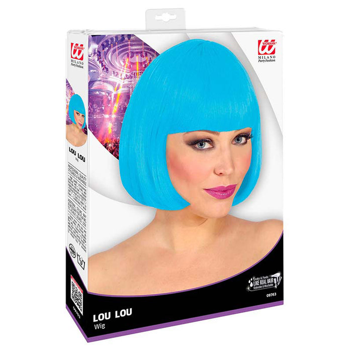Perücke "Lou Lou" für Damen | Hellblau