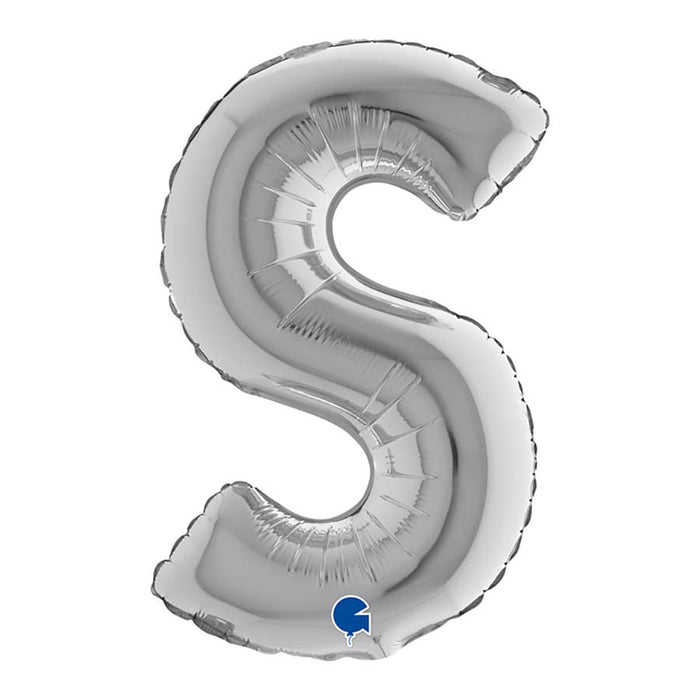 ABC14 Buchstabe S silber 36 cm