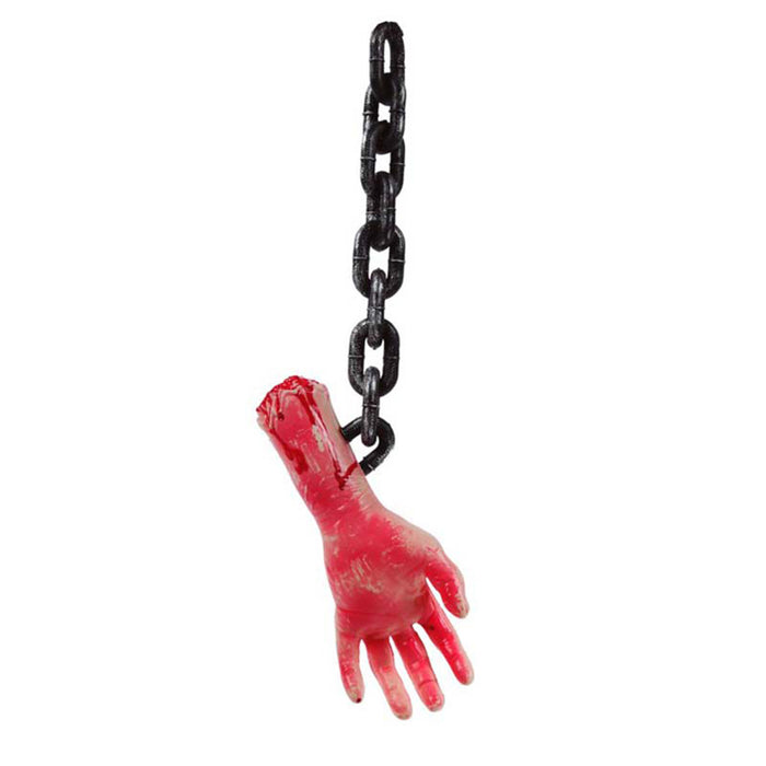 Körperteil Hand an Kette