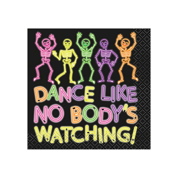 Servietten Neon Dance 16Stk./25cm