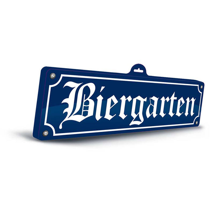Banner Biergarten 3D 48x12,5 cm