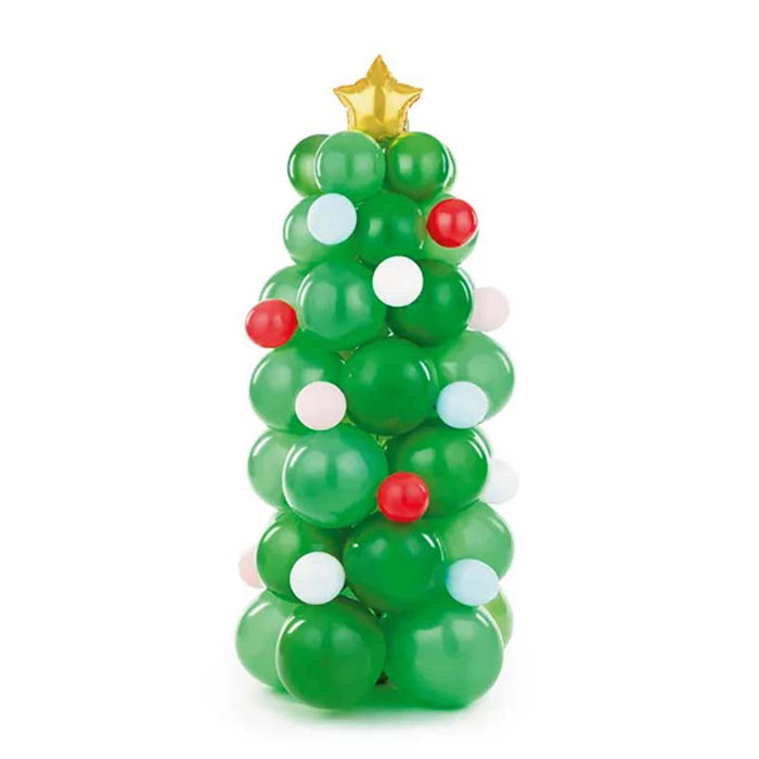 Latexballon Ballonsäule Weihnachtsbaum 161cm