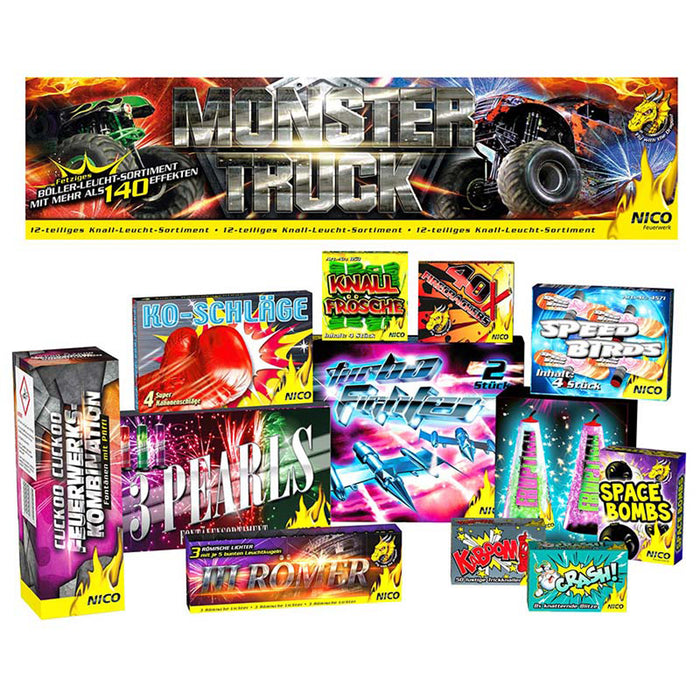 Knallset Monstertruck 12-tlg NEM 178