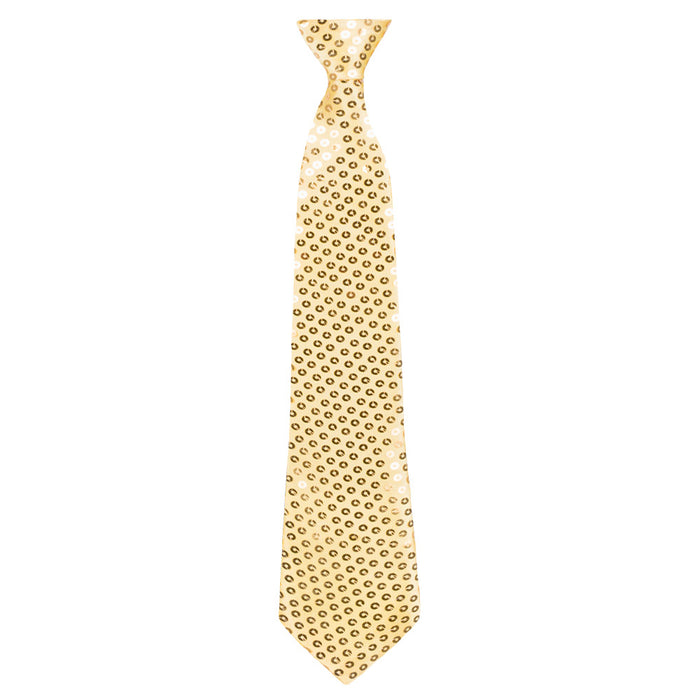Krawatte m. Pailletten GOLD
