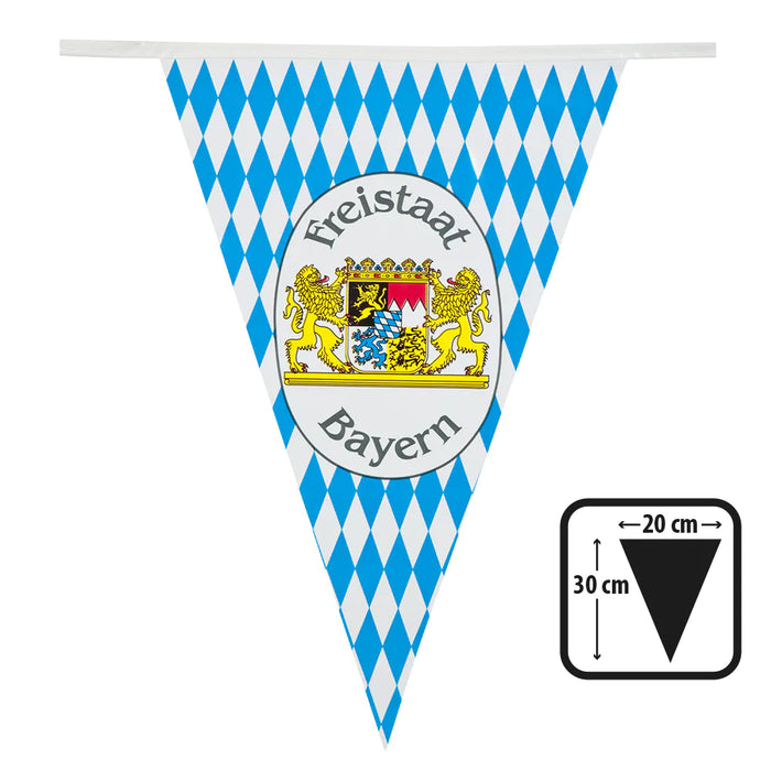Wimpelkette Freistaat Bayern L: 10m