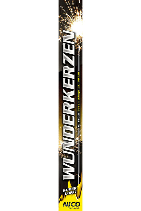 Wunderkerzen 30cm/10er/60s im Karton